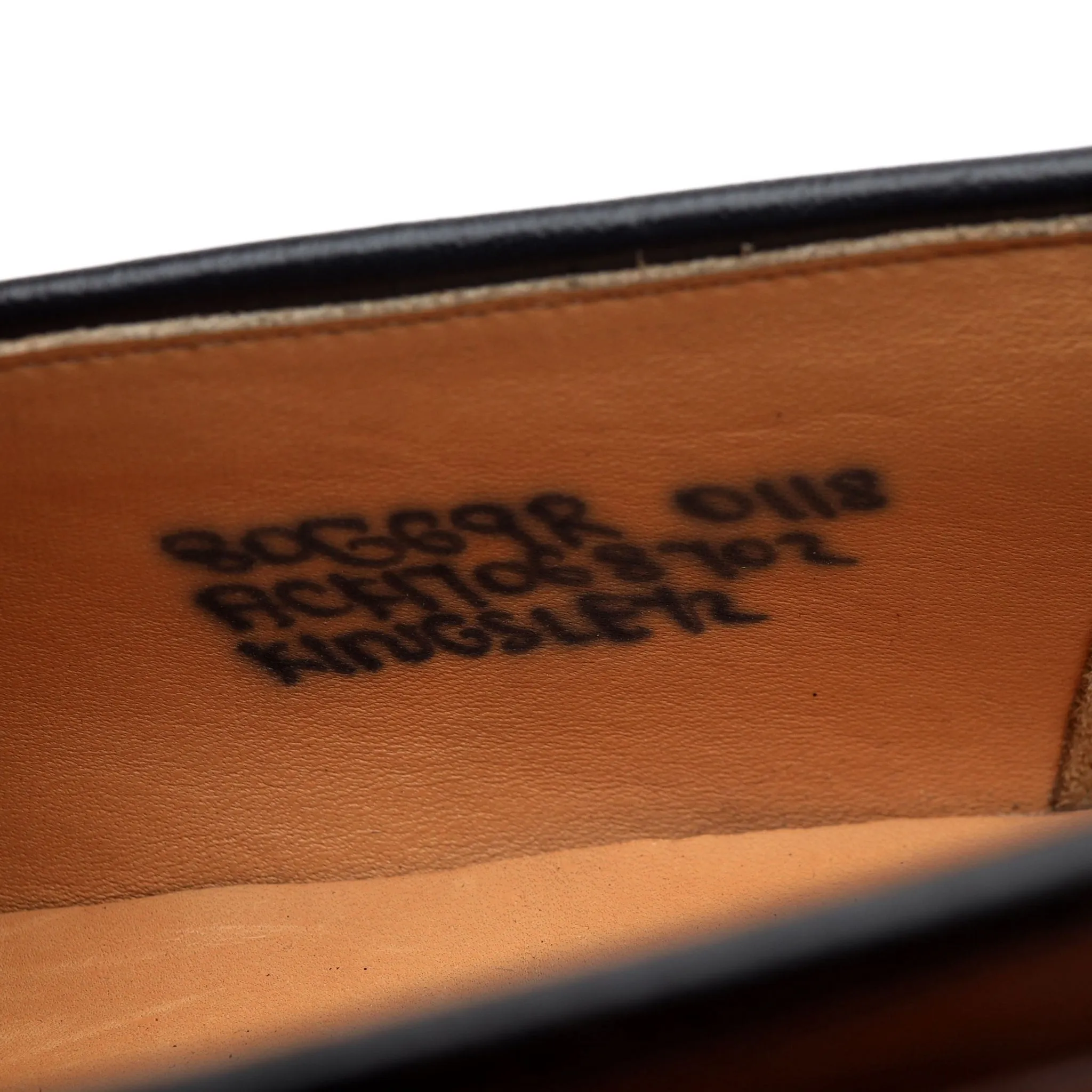 'Kingsley 2' Tan Brown Leather Tassel Loafers UK 8 G