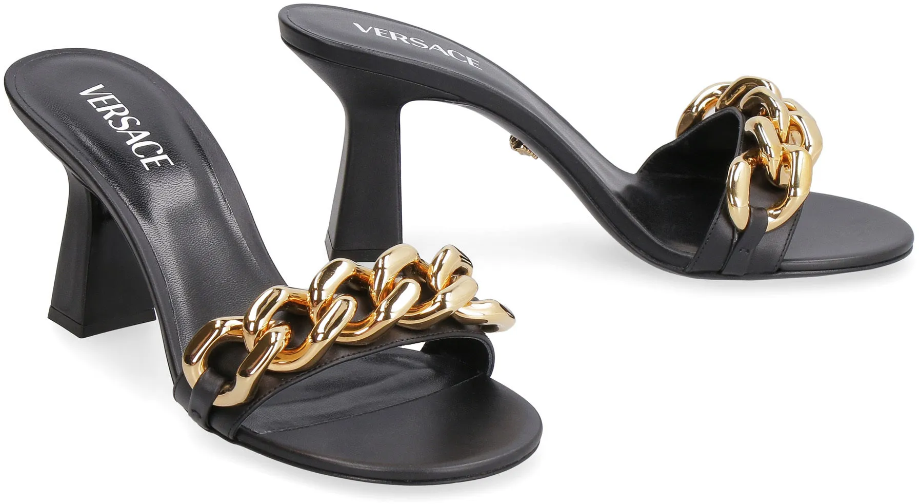 Leather mules