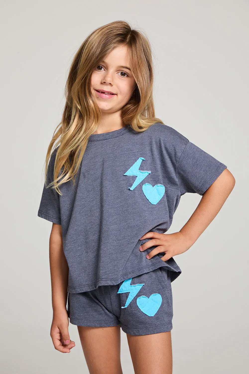 Lightning Love Girls Tee