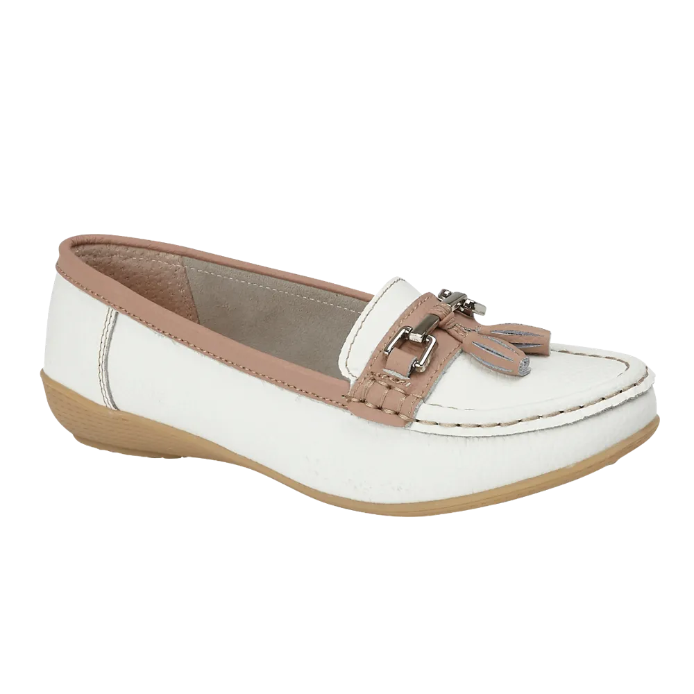 LJ & R - Seafairer - White/Mocha - Shoes