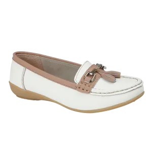 LJ & R - Seafairer - White/Mocha - Shoes