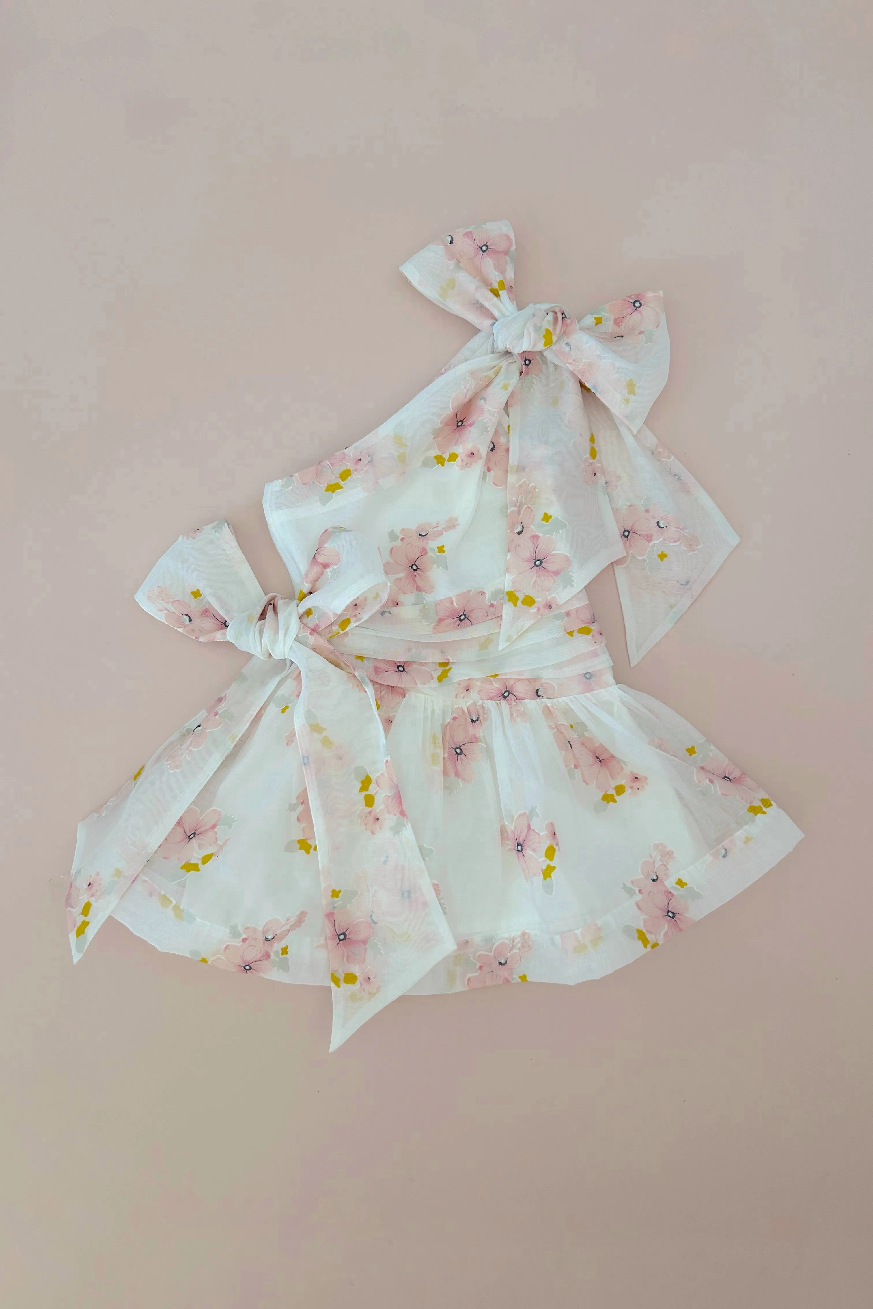 Love Story Dress - Pansies Organza