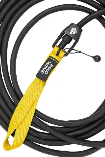 Mad Wave Long Safety Cord With Waist Belt (Water Stretch Cord)
