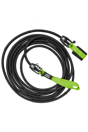 Mad Wave Long Safety Cord With Waist Belt (Water Stretch Cord)