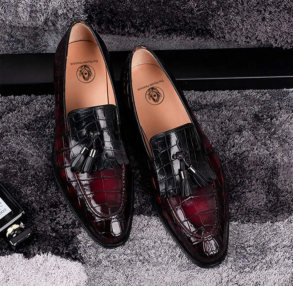 Mark Sloan Exotic Goodyear Welted Tassel Loafer