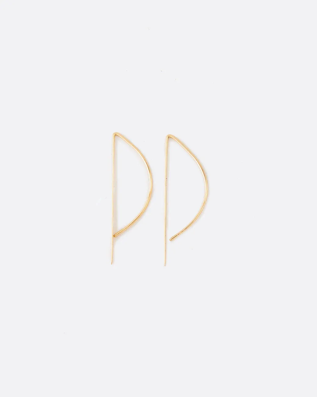 Medium Bow Hook Earrings