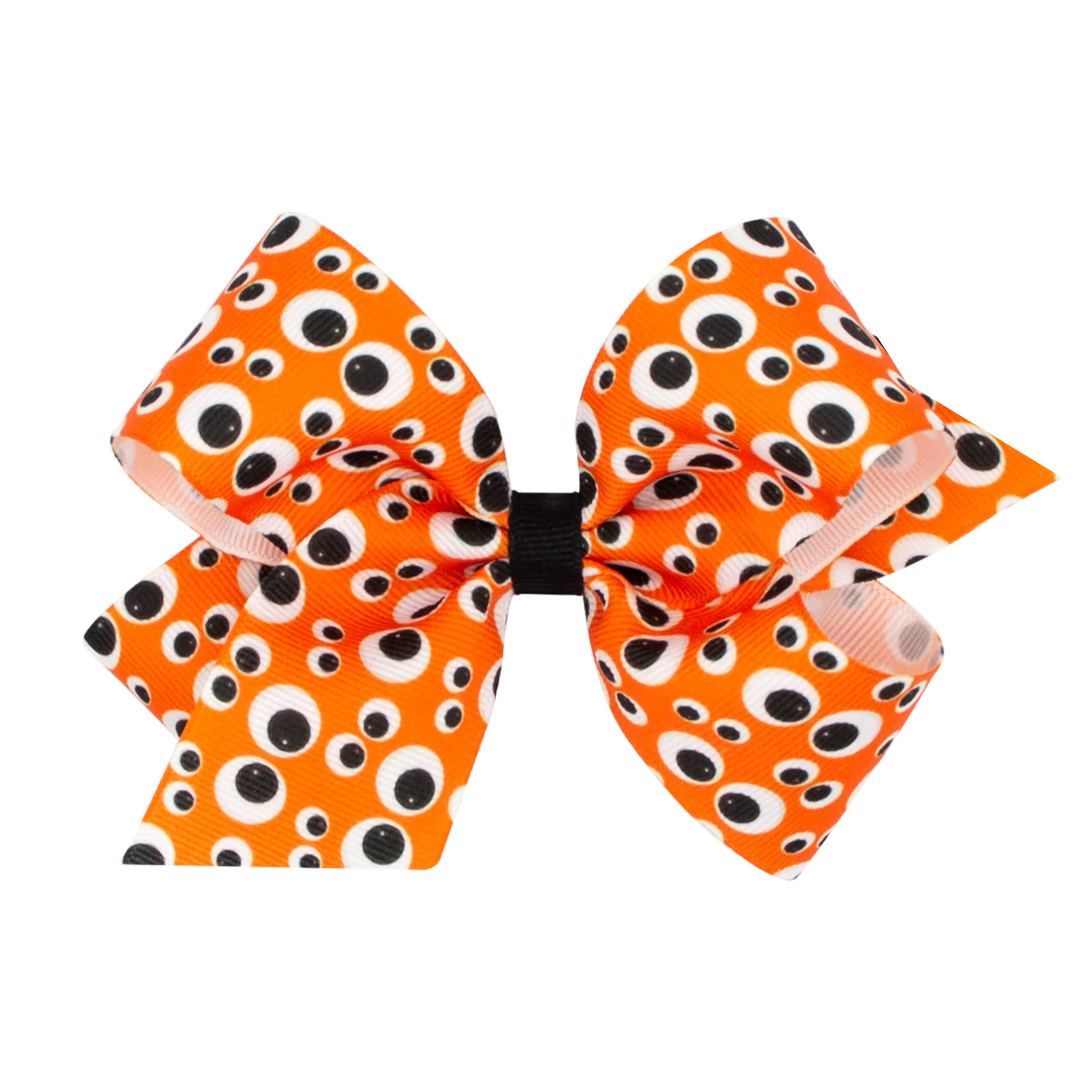 Medium Halloween Print Hair Bow on Clippie