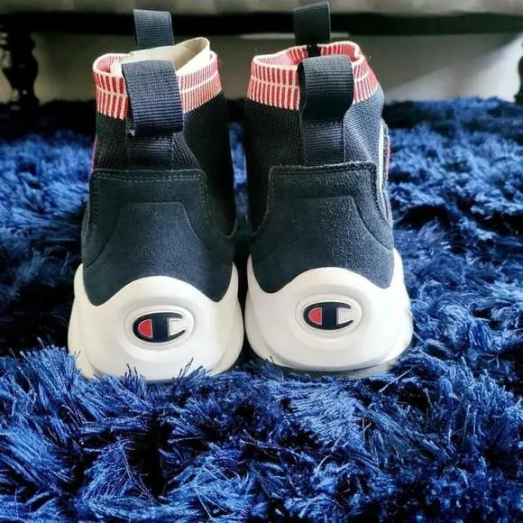 MEN'S CHAMPION RALLY PRO HIGH-TOP SLIP ON SNEAKERS