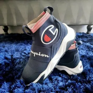 MEN'S CHAMPION RALLY PRO HIGH-TOP SLIP ON SNEAKERS