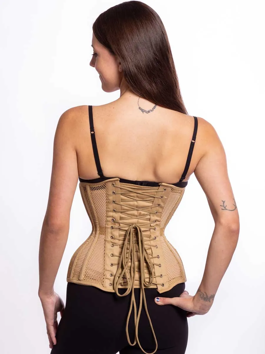 Mesh Hourglass Curve Longline Underbust Corset : CS-426