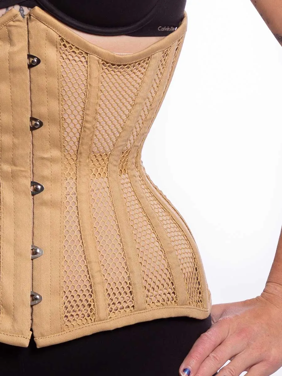 Mesh Hourglass Curve Longline Underbust Corset : CS-426