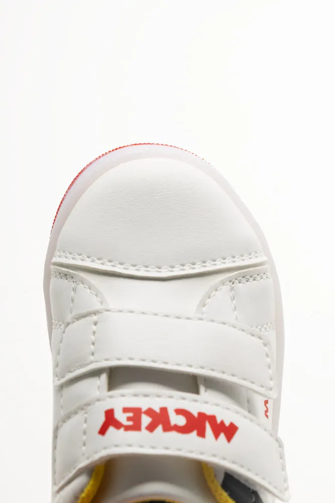 Mickey Mouse Light Up Trainers White