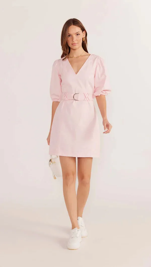 Mink Pink Kiko Drill Mini Dress