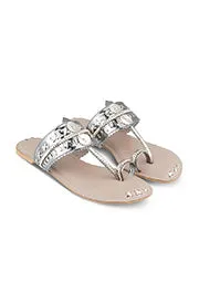 Mirror Metallic K Flats Gold