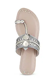 Mirror Metallic K Flats Gold