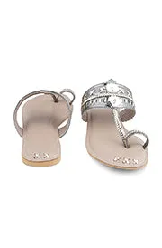 Mirror Metallic K Flats Gold