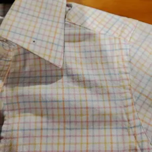 multi colored checkered childs shirt