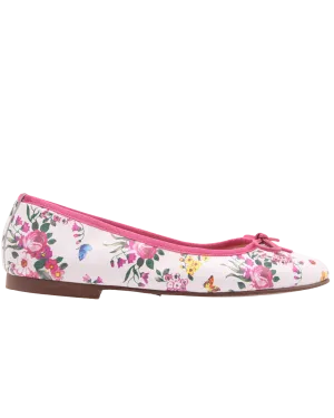 Naomi - Pink Floral Leather