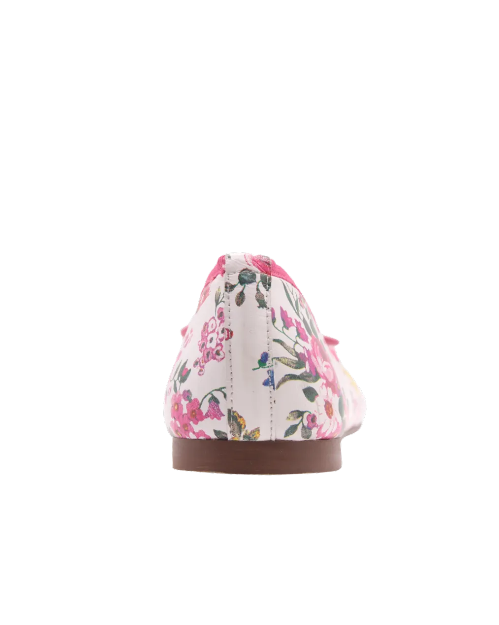 Naomi - Pink Floral Leather