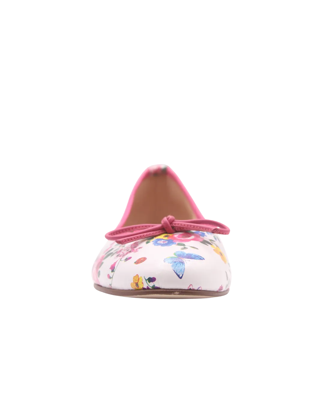 Naomi - Pink Floral Leather