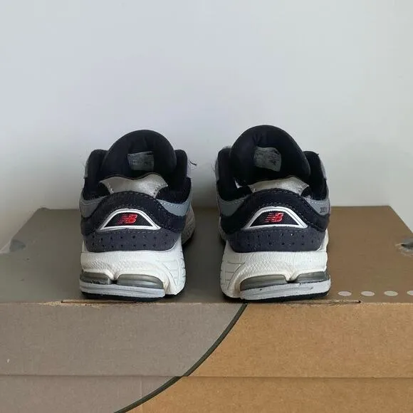 New Balance 2002R Slate Grey/Black Kids Sneakers - Size 13 C