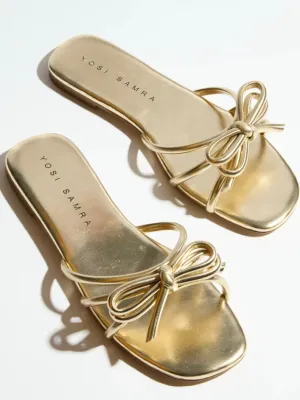 NICOLE BOW SLIDE