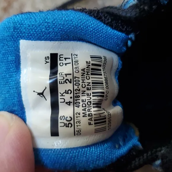 Nike Air Jordan IX 9 retro blue sneakers