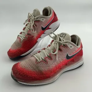 Nike Court Air Zoom Vapor X Knit HC 'Crimson Gym Red Sneakers
