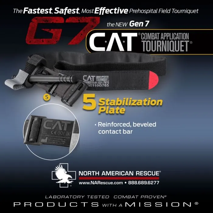 North American Rescue CAT Tourniquet, GEN 7 - Combat Application Tourniquet