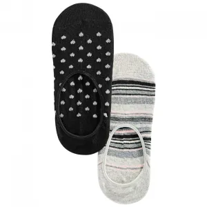 NWT INC International Concepts I.N.C. 2-Pk. Printed Liner Socks. 100050678 9-11