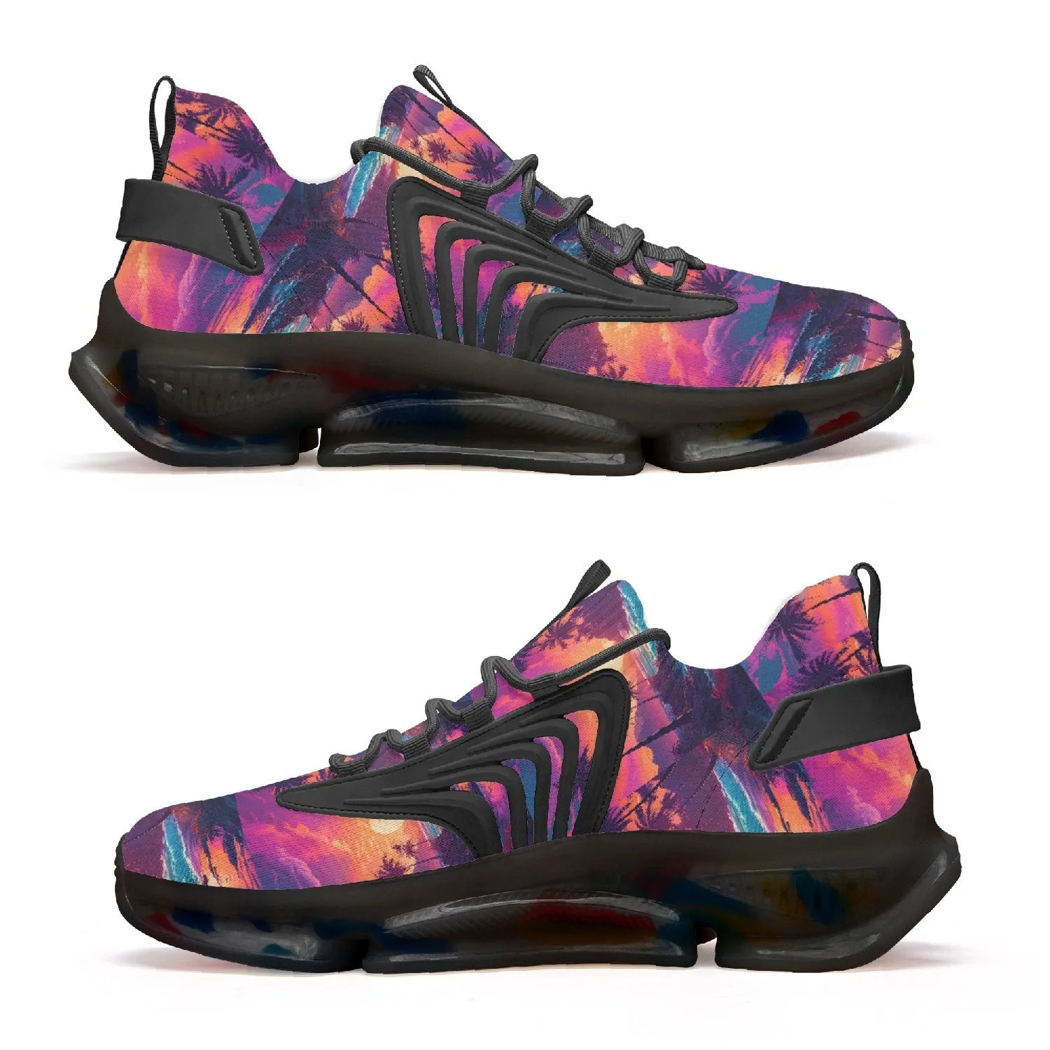 Paradise Sunset -  Mesh Knit Sneakers