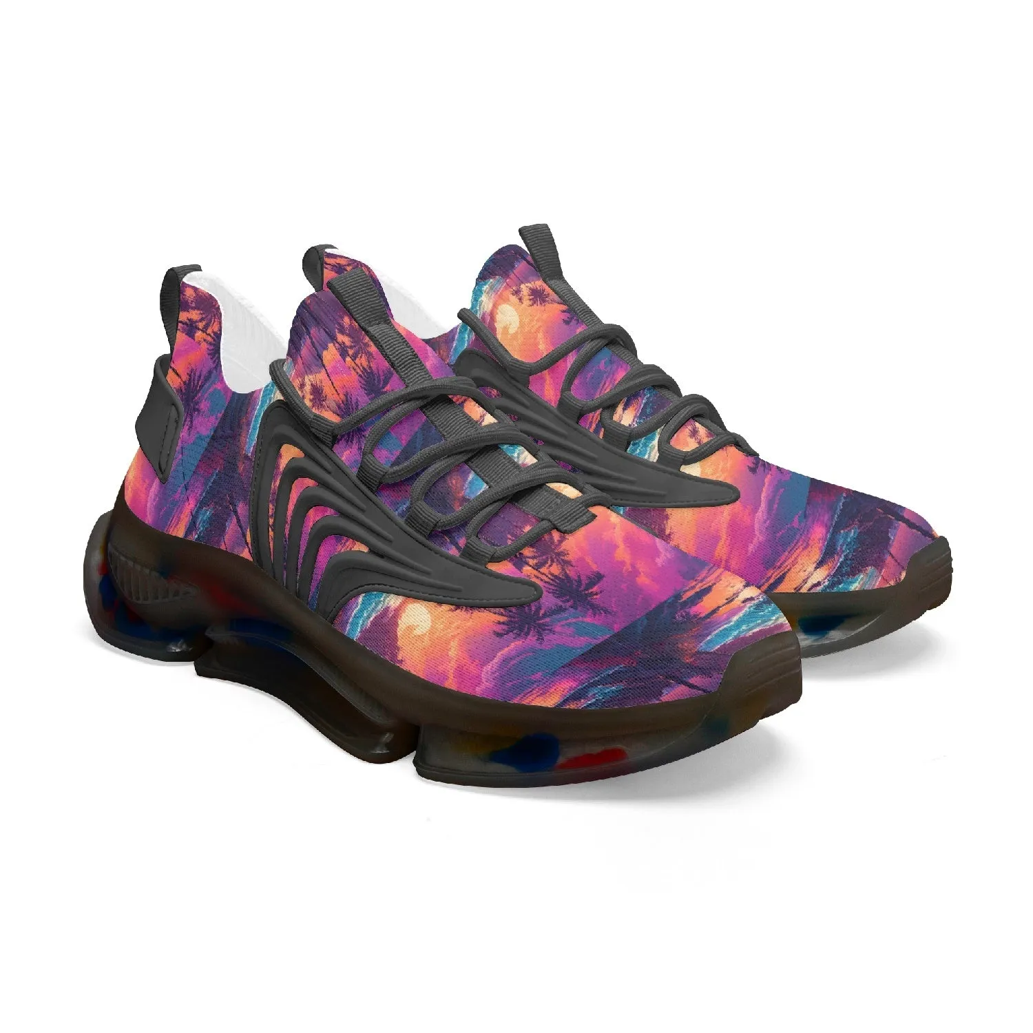 Paradise Sunset -  Mesh Knit Sneakers