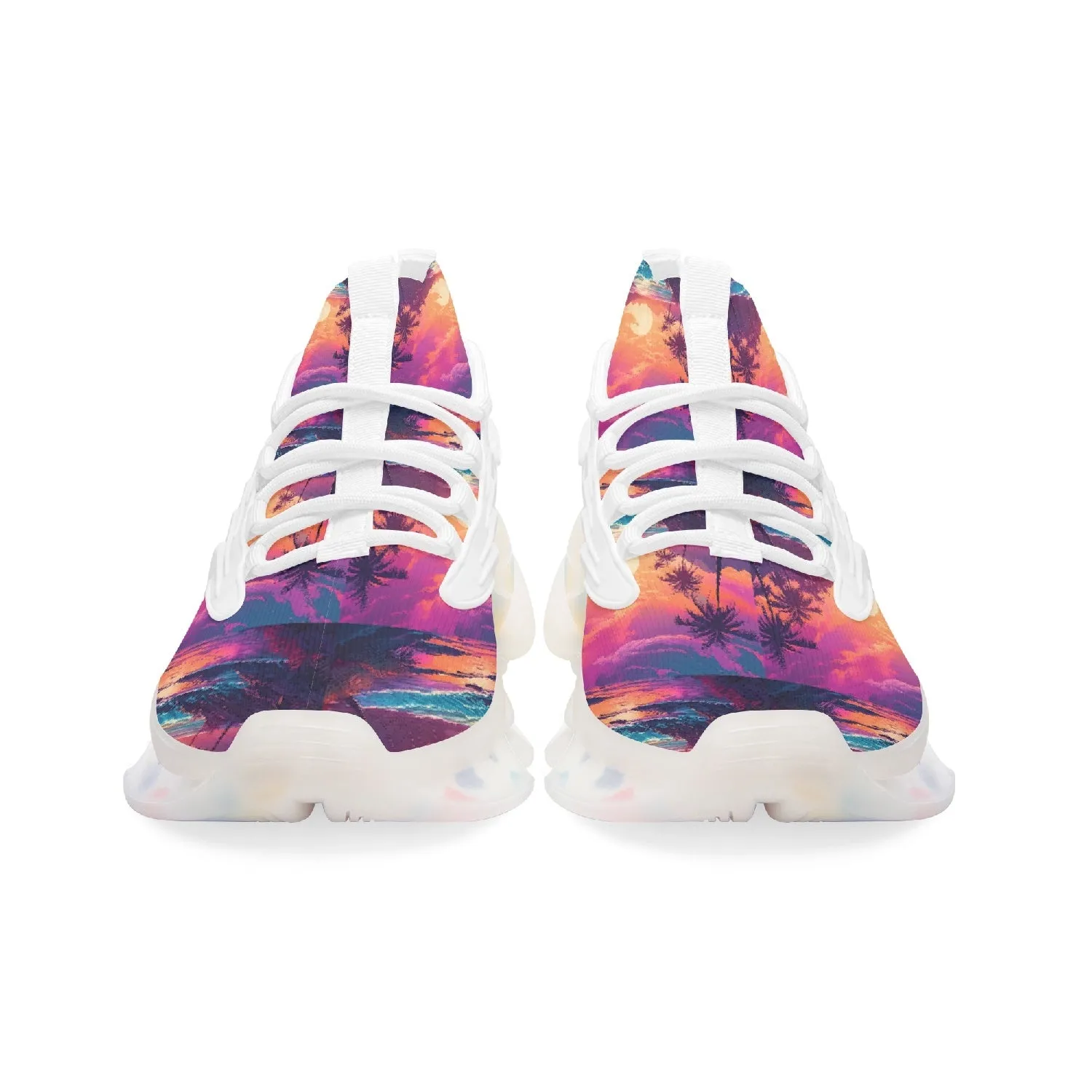 Paradise Sunset -  Mesh Knit Sneakers