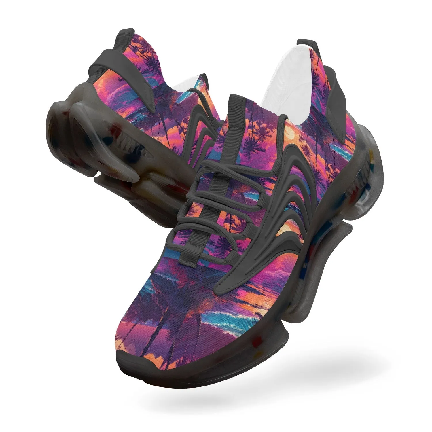Paradise Sunset -  Mesh Knit Sneakers
