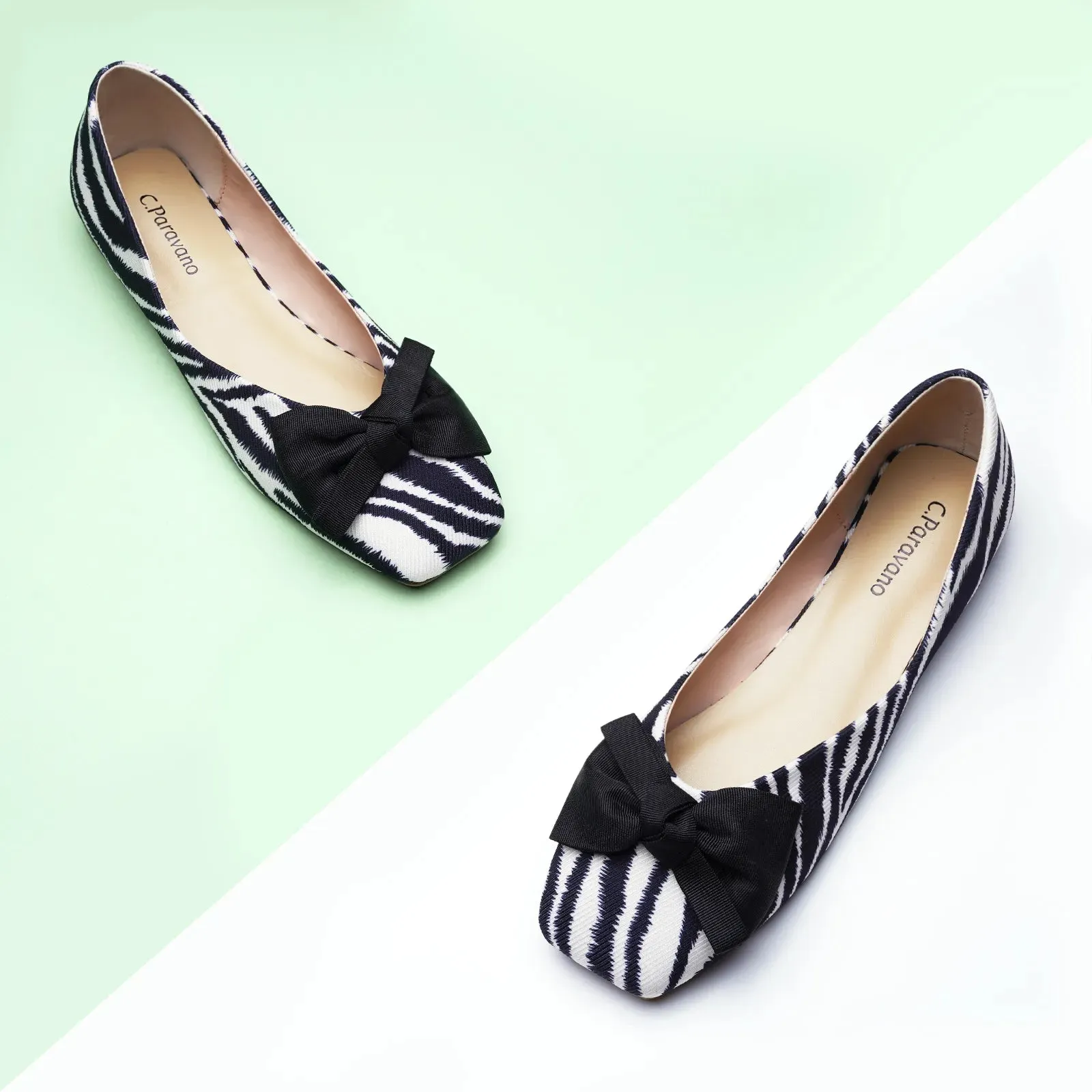 Patent Bow Ballerina Flats (Eva)
