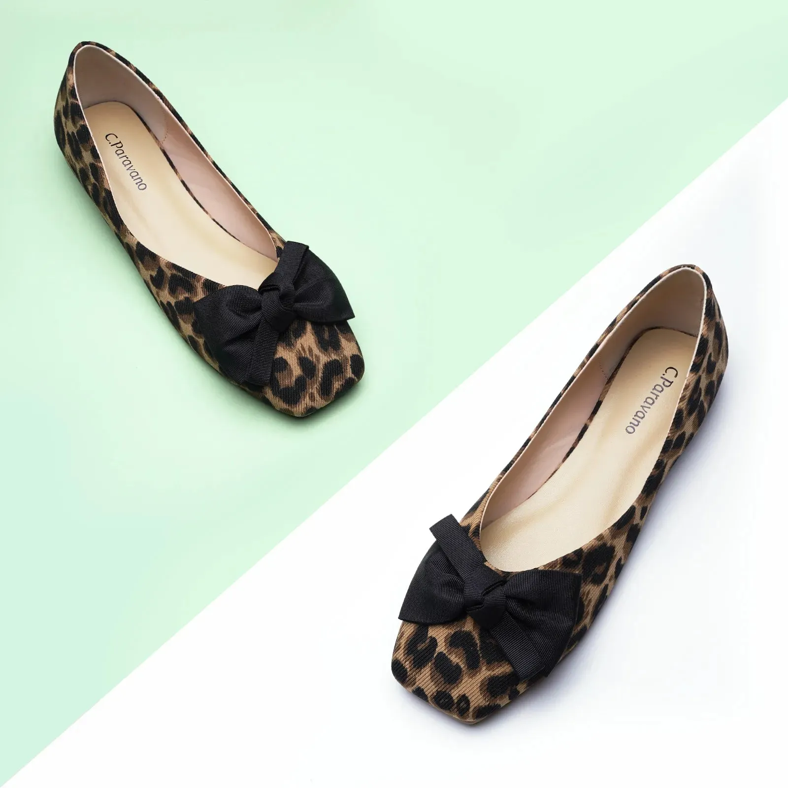 Patent Bow Ballerina Flats (Eva)