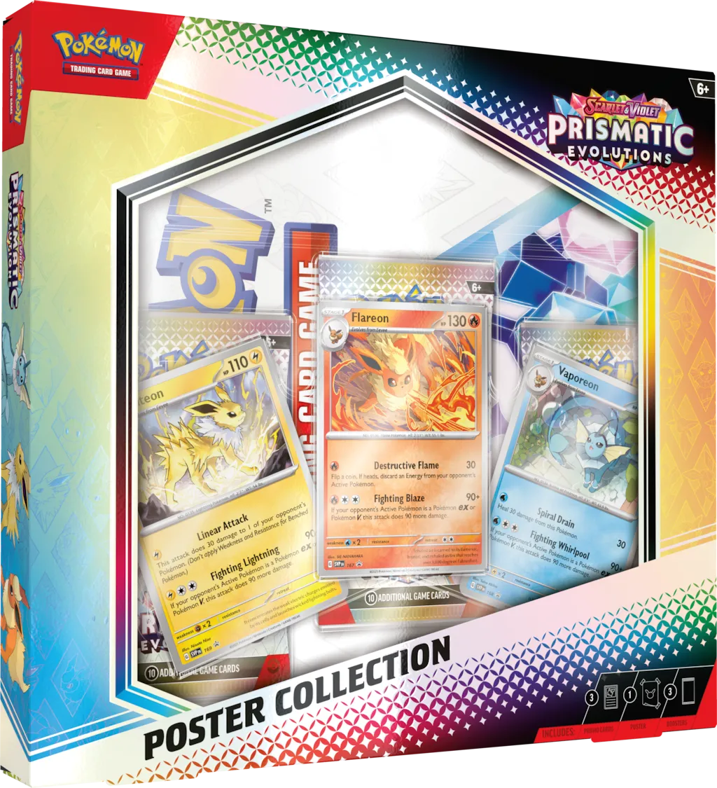 Pokemon: Scarlet & Violet Prismatic Evolutions: Poster Collection