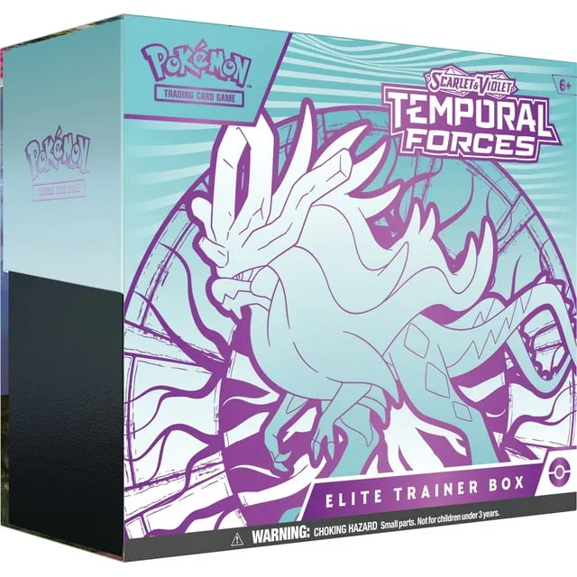 POKEMON TCG: SCARLET AND VIOLET: TEMPORAL FORCES: ELITE TRAINER BOX: WALKING WAKE