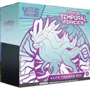 POKEMON TCG: SCARLET AND VIOLET: TEMPORAL FORCES: ELITE TRAINER BOX: WALKING WAKE