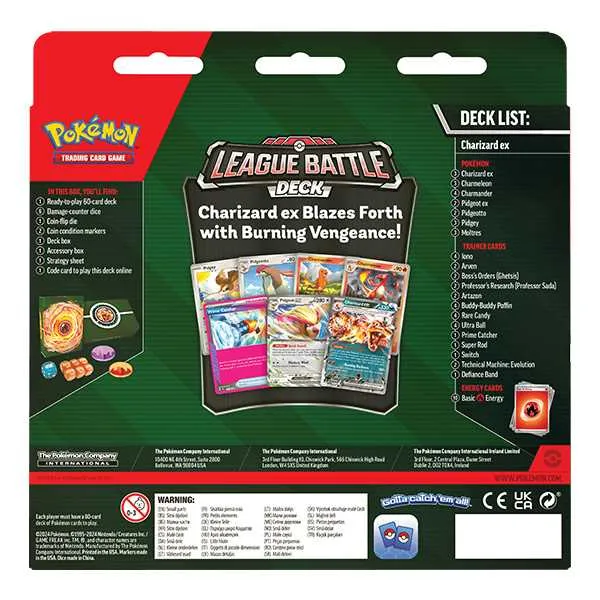 Pokémon TCG: Charizard ex League Battle Deck