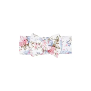 Posh Peanut Etta Pointelle Luxe Bow Headwrap