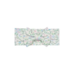 Posh Peanut Prairie Floral Luxe Bow Headwrap