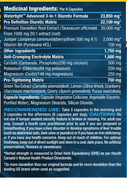 PVL WATERTIGHT DIURETIC 90 CAPS