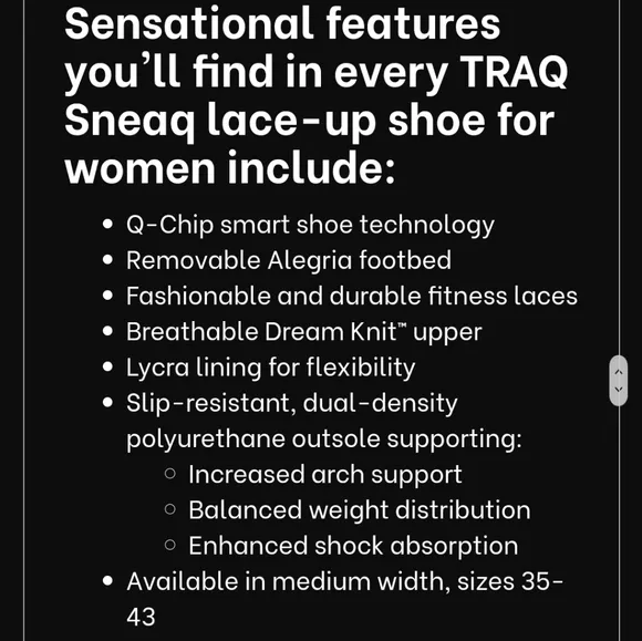 Racq Alegria Sneaq Sari Boho Tech Q-Chip Pedometer Canvas Walking Sneaker 38