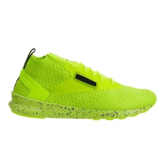 Reebok Men’s Zoku Runner Ultra Knit Solar Yellow Neon Sneakers Sz 10.5