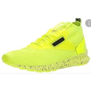 Reebok Men’s Zoku Runner Ultra Knit Solar Yellow Neon Sneakers Sz 10.5