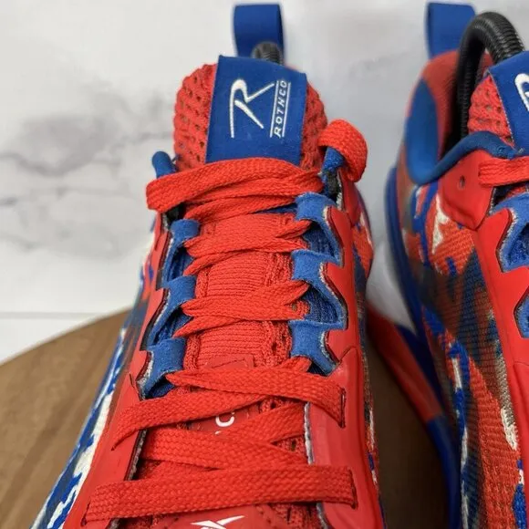 Reebok ROTHCO Nano X1 Trainers Red White and Blue Camo Gym Workout Men's Size 8‎