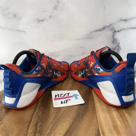 Reebok ROTHCO Nano X1 Trainers Red White and Blue Camo Gym Workout Men's Size 8‎