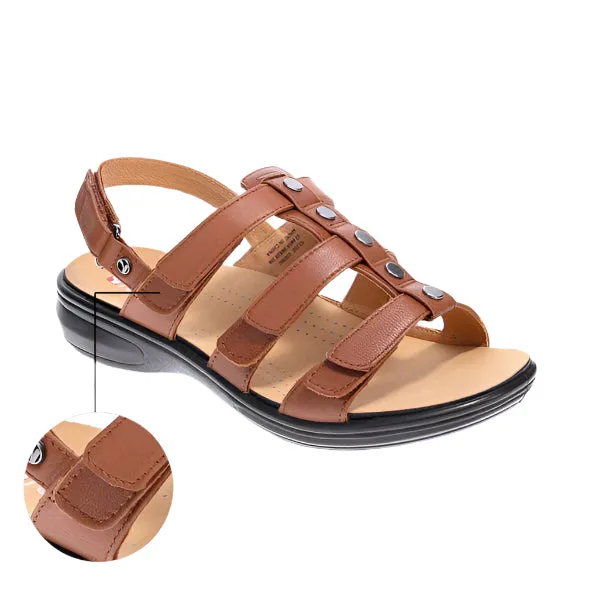 Revere Women's Toledo Sandal Cognac