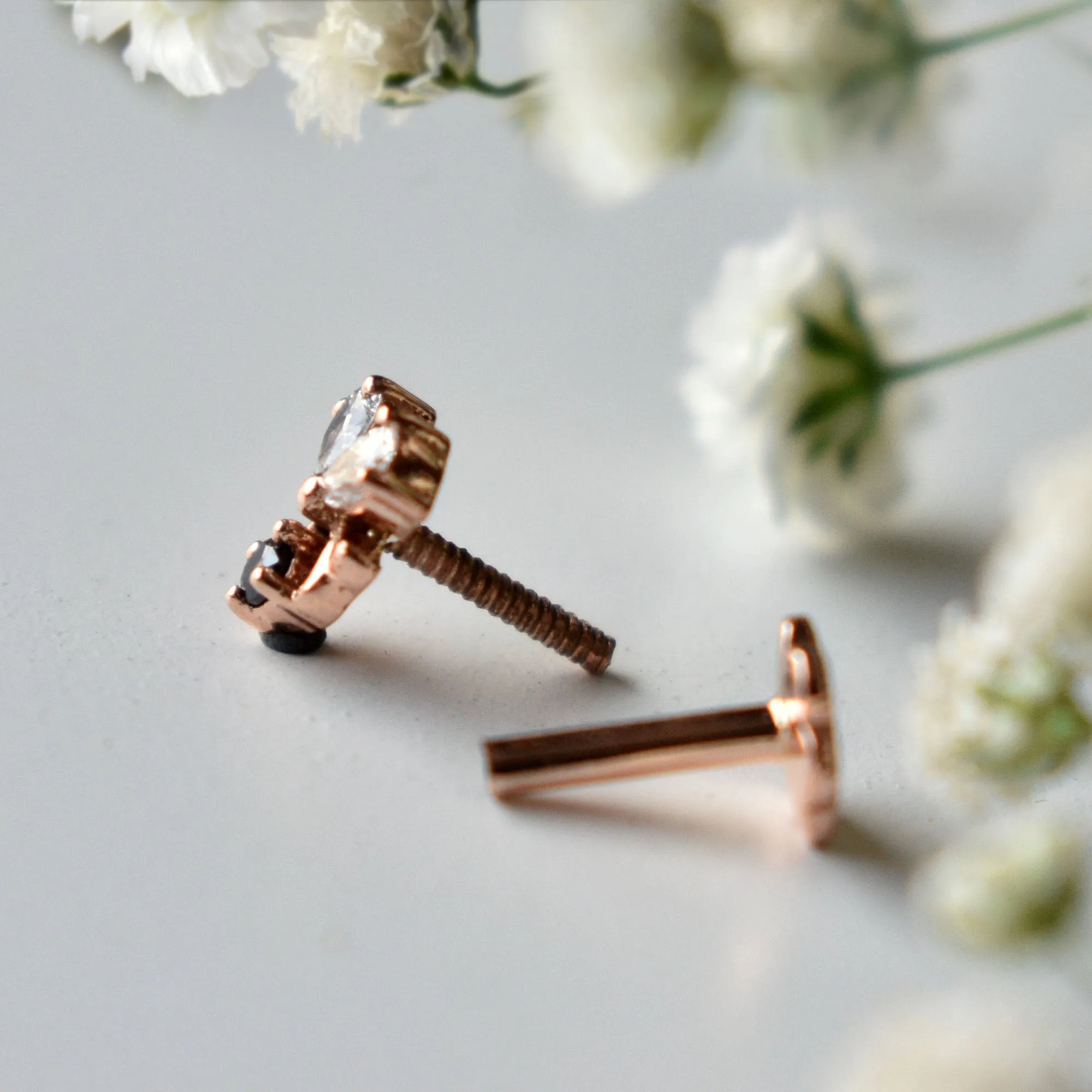 Ribbon Bow Cute Piercing Stud